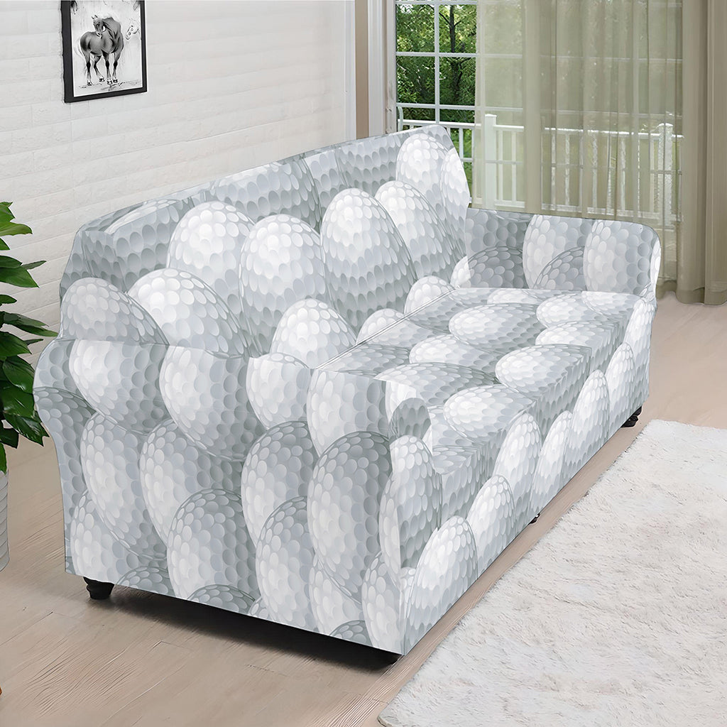 Big Golf Ball Pattern Print Sofa Cover