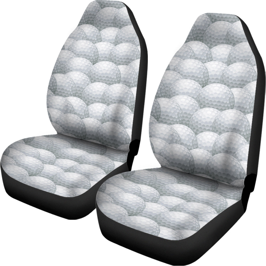 Big Golf Ball Pattern Print Universal Fit Car Seat Covers