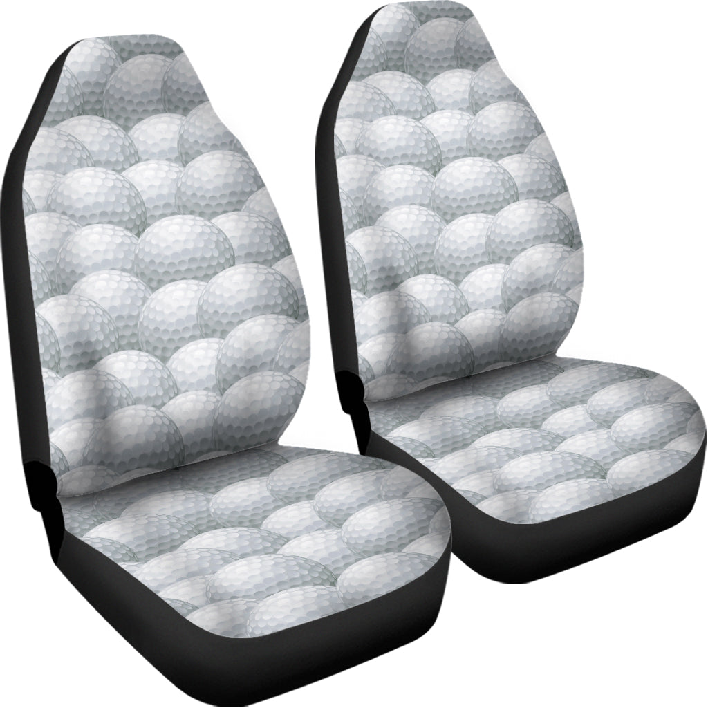 Big Golf Ball Pattern Print Universal Fit Car Seat Covers