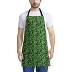 Bird Of Paradise And Palm Leaves Print Apron