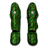 Bird Of Paradise And Palm Leaves Print Muay Thai Shin Guard