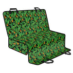 Bird Of Paradise And Palm Leaves Print Pet Car Back Seat Cover