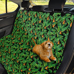 Bird Of Paradise And Palm Leaves Print Pet Car Back Seat Cover