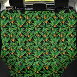 Bird Of Paradise And Palm Leaves Print Pet Car Back Seat Cover