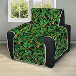 Bird Of Paradise And Palm Leaves Print Recliner Protector