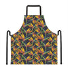 Bird Of Paradise Flower Pattern Print Apron