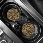 Bird Of Paradise Flower Pattern Print Car Coasters