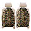 Bird Of Paradise Flower Pattern Print Car Seat Organizers