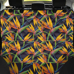 Bird Of Paradise Flower Pattern Print Pet Car Back Seat Cover