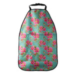 Bird Pink Floral Flower Pattern Print Car Seat Organizers