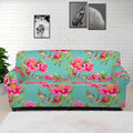 Bird Pink Floral Flower Pattern Print Sofa Cover