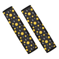 Bitcoin And Ethereum Pattern Print Car Seat Belt Covers