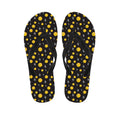 Bitcoin And Ethereum Pattern Print Flip Flops