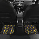 Bitcoin And Ethereum Pattern Print Front and Back Car Floor Mats