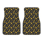 Bitcoin And Ethereum Pattern Print Front Car Floor Mats