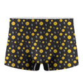 Bitcoin And Ethereum Pattern Print Men's Boxer Briefs