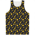 Bitcoin And Ethereum Pattern Print Men's Tank Top