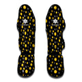 Bitcoin And Ethereum Pattern Print Muay Thai Shin Guards