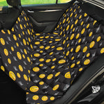 Bitcoin And Ethereum Pattern Print Pet Car Back Seat Cover