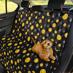 Bitcoin And Ethereum Pattern Print Pet Car Back Seat Cover