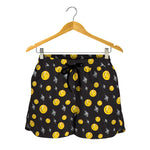 Bitcoin And Ethereum Pattern Print Women's Shorts
