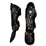 Bitcoin Connection Pattern Print Muay Thai Shin Guard