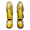 Bitcoin Crypto Pattern Print Muay Thai Shin Guards