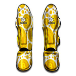 Bitcoin Crypto Pattern Print Muay Thai Shin Guard