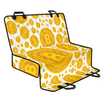 Bitcoin Crypto Pattern Print Pet Car Back Seat Cover