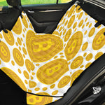 Bitcoin Crypto Pattern Print Pet Car Back Seat Cover