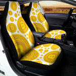 Bitcoin Crypto Pattern Print Universal Fit Car Seat Covers