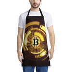 Bitcoin Crypto Symbol Print Apron