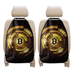 Bitcoin Crypto Symbol Print Car Seat Organizers