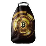Bitcoin Crypto Symbol Print Car Seat Organizers