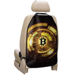 Bitcoin Crypto Symbol Print Car Seat Organizers