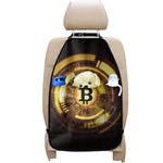 Bitcoin Crypto Symbol Print Car Seat Organizers