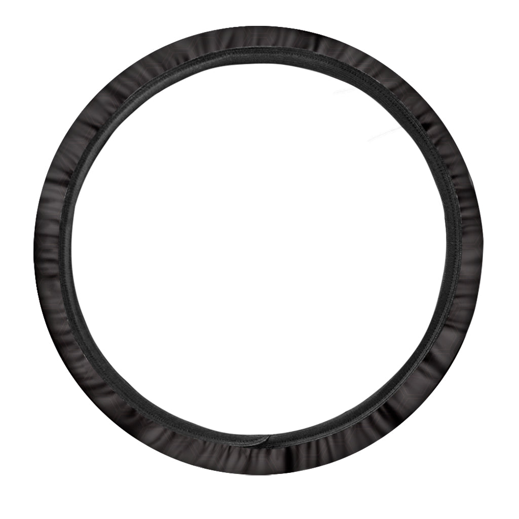 Bitcoin Crypto Symbol Print Car Steering Wheel Cover