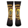 Bitcoin Crypto Symbol Print Crew Socks