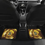 Bitcoin Crypto Symbol Print Front and Back Car Floor Mats