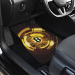 Bitcoin Crypto Symbol Print Front and Back Car Floor Mats