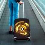 Bitcoin Crypto Symbol Print Luggage Cover