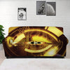 Bitcoin Crypto Symbol Print Sofa Cover