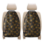 Bitcoin Cryptocurrency Pattern Print Car Seat Organizers