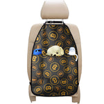 Bitcoin Cryptocurrency Pattern Print Car Seat Organizers