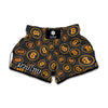 Bitcoin Cryptocurrency Pattern Print Muay Thai Boxing Shorts