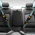 Bitcoin Symbol Pattern Print Car Seat Belt Covers
