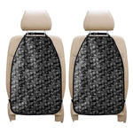 Black Adinkra Symbols Pattern Print Car Seat Organizers