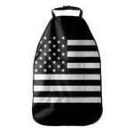 Black American Flag Print Car Seat Organizers