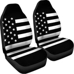 Black American Flag Print Universal Fit Car Seat Covers