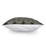 Black And Beige Aztec Pattern Print Pillow Cover